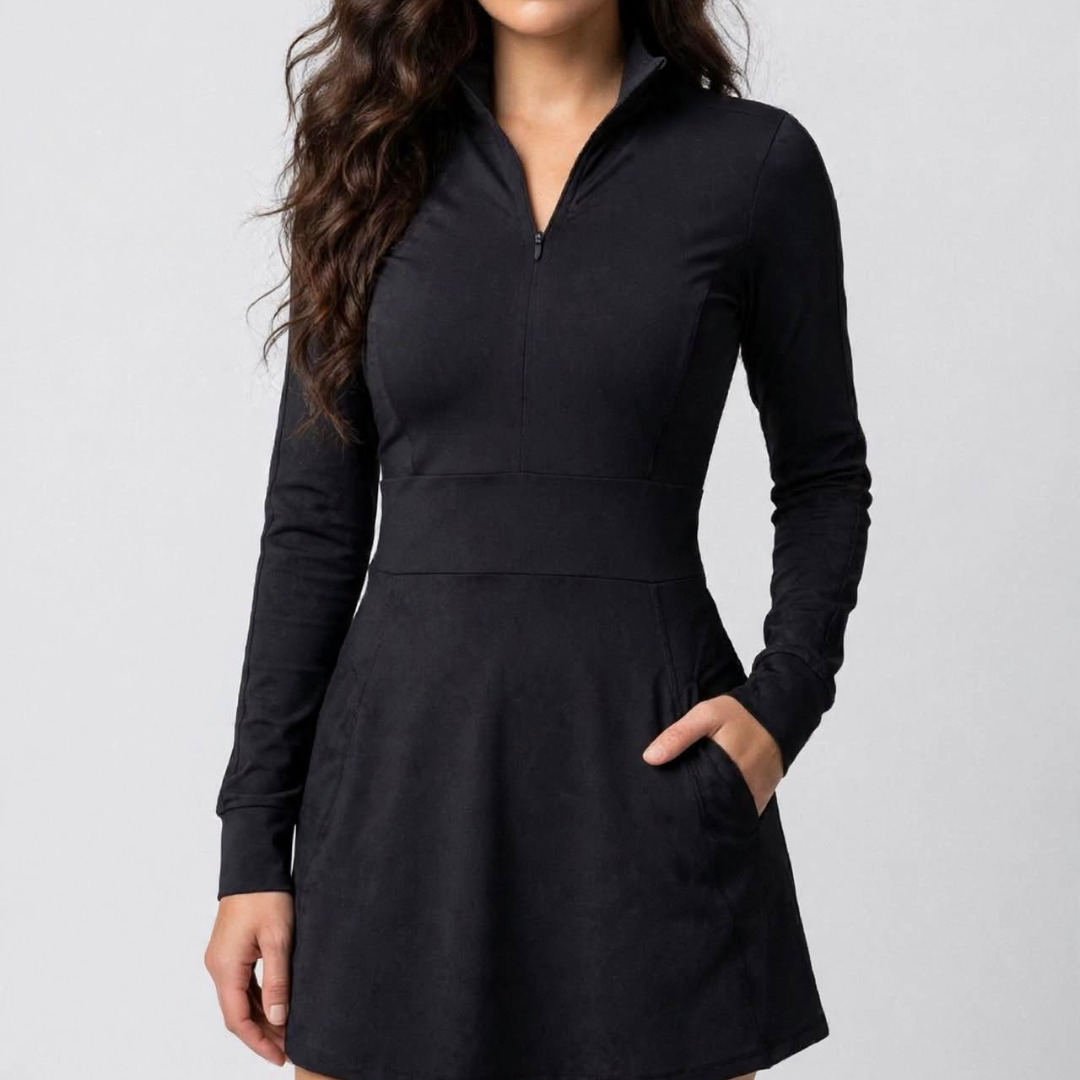 Revive Golf Dress - Black