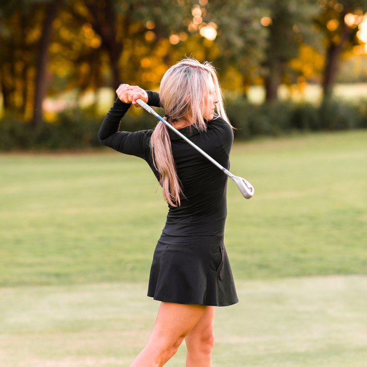 Pre Order - Balance Golf Dress - Black