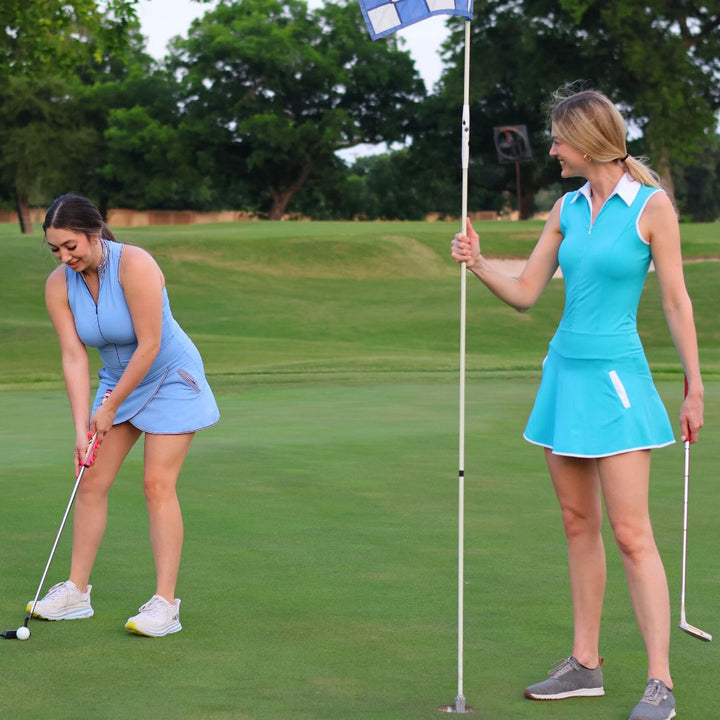 Grace Golf Dress - Turquoise (XL & XXL Only)