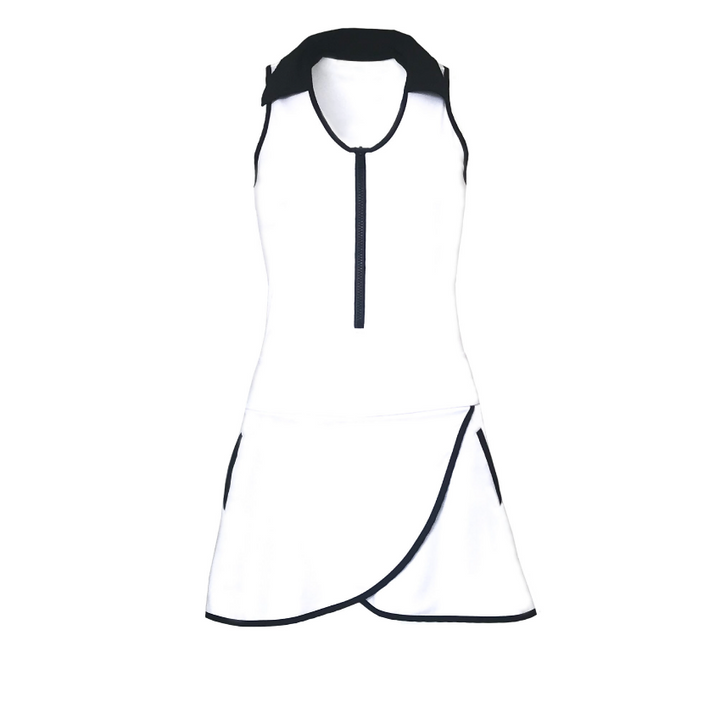Pre Order - Racerback Golf Dress - White