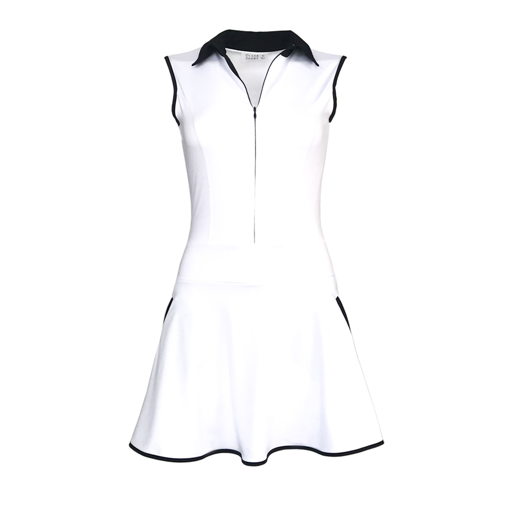 Grace Golf Dress - White