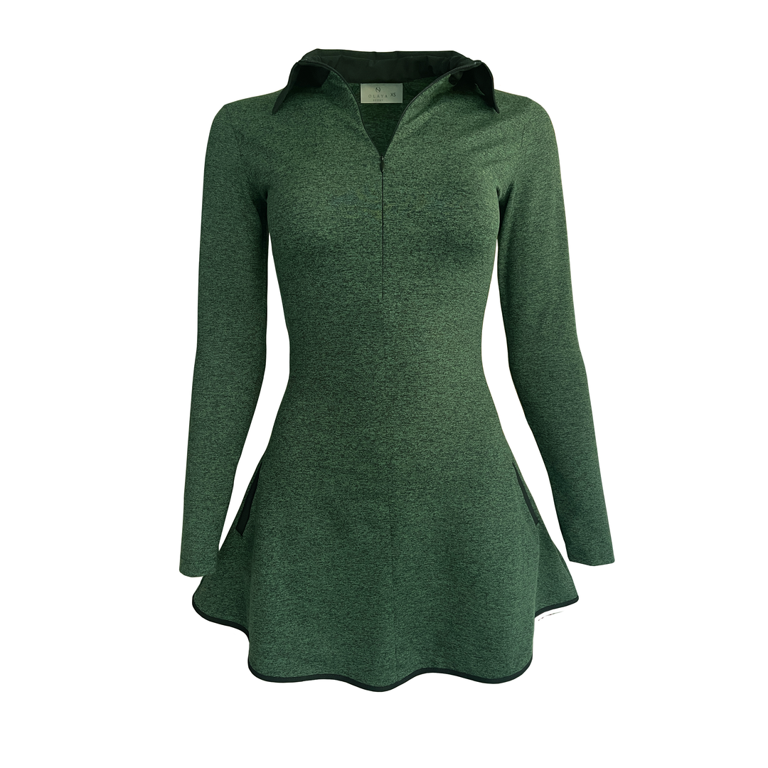 Hunter green polo sales dress